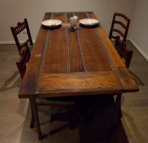 Dining table with chairs