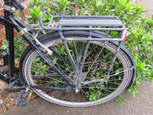 Bike with luggage rack